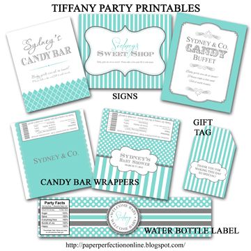 tiffany and co candy bar wrappers