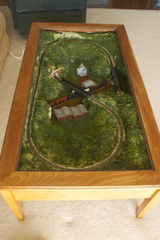 Train Layouts N Scale Coffee Table