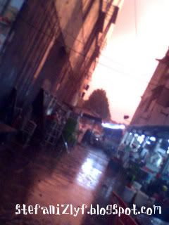 alley between shops