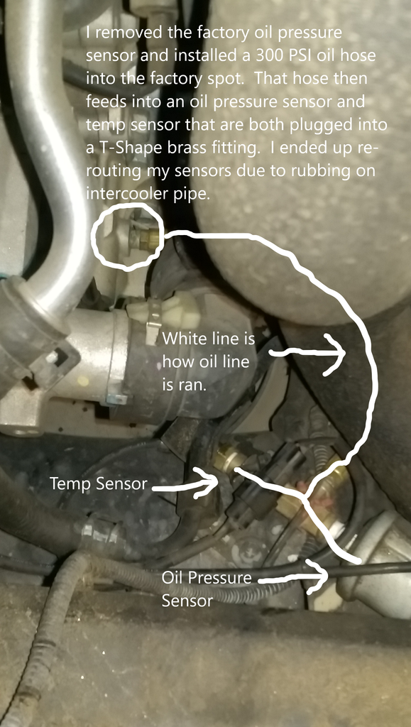 Oil Pressue and Temp sensor install Hyundai Genesis Forum