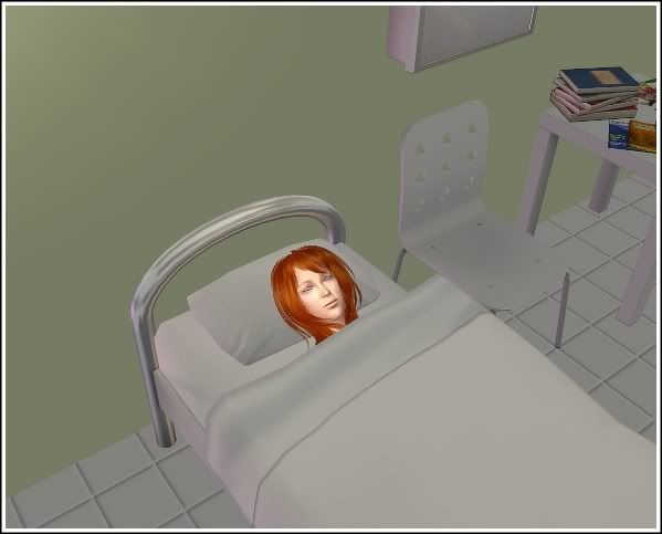 Katherine is in hospital bed