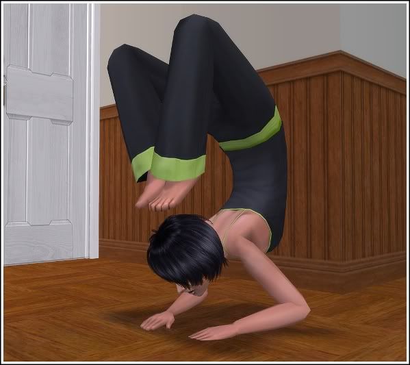 Denaro does yoga