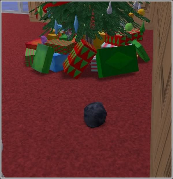 Santa left coal!