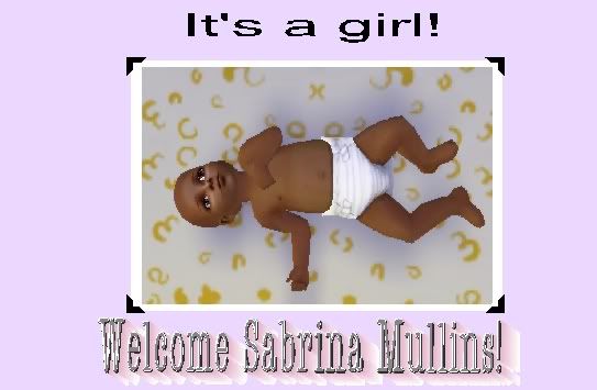 Sabrina Birth Announcement