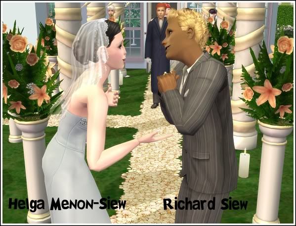 Helga and Richard's wedding