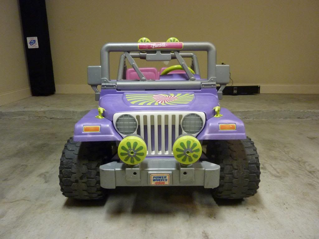 Power wheels barbie take along jeep battery #4