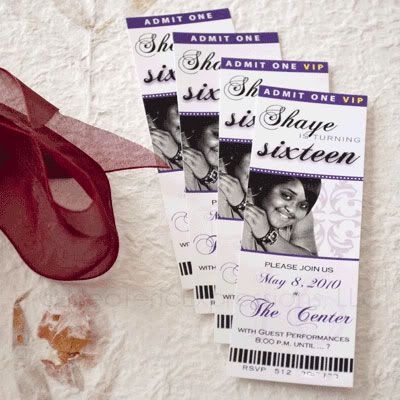 concert ticket party invitations by NeotericExpressions