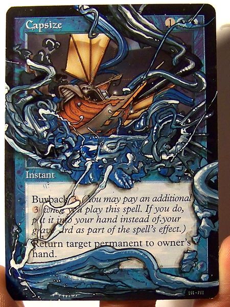 Capsize Altered Art magic the gathering altered art mtg card artwork capsize alter mtg Capsize EDH alter