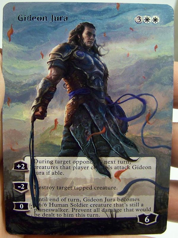 MtG Altered Art Gideon Jura Pictures, Images and Photos