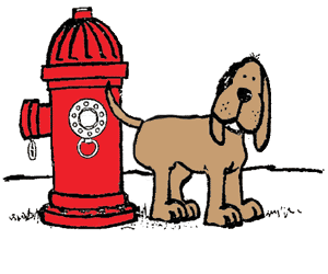 fire hydrant dog photo: Animated thosedays.gif