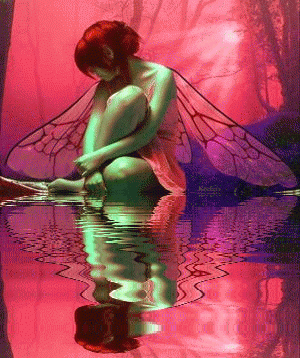 Fantasy, Water,  Reflection,  Water Reflection, Animation, Reflections, Animated Graphics, Animated Gif, Animated Gifs, Keefers Pictures, Images and Photos