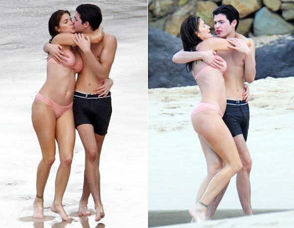 stephanie seymour son. Stephanie Seymour her son PDA