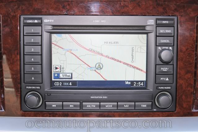 2007 2006 JEEP COMMANDER 6 CD PLAYER RADIO STEREO MP3 GPS