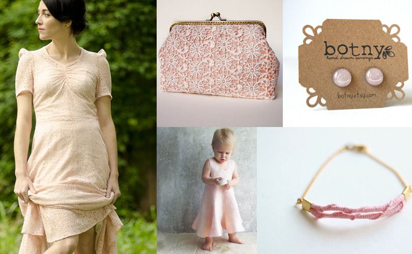  photo credits from left to right vintage pink gown pink clutch 