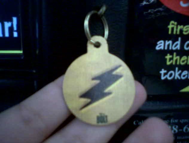 bolt dog tag