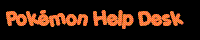 Pokémon Help Desk banner