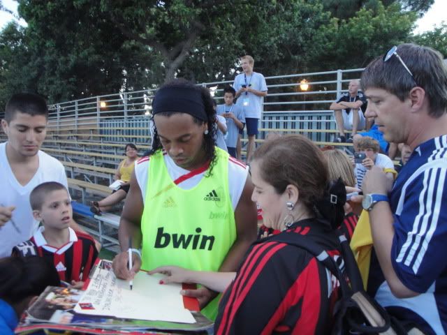 ac milan,anna italia,italian soccer serie a,AC milan  ucla training july 18,2009